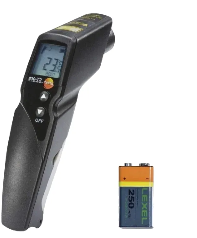 Пирометр testo 830-T2 (2-х точечный лазерный прицел), модель 830-T2